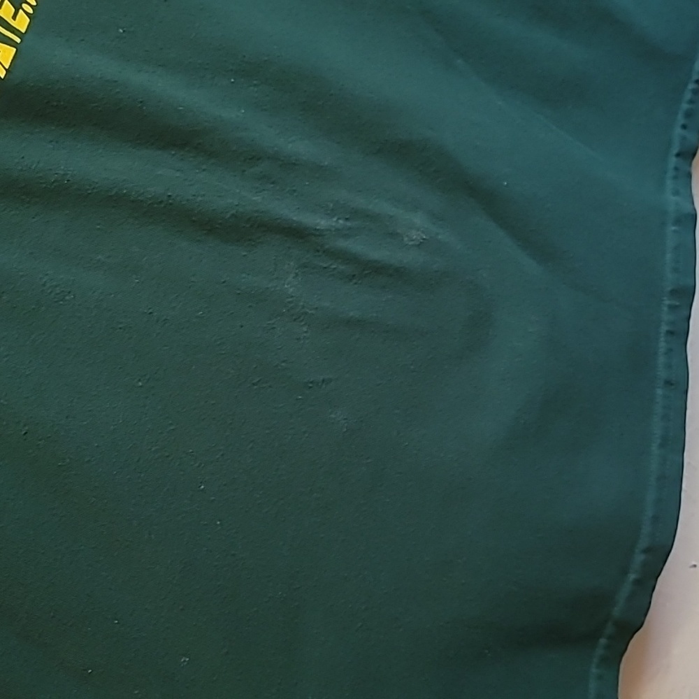 JERZEES Long‎ Sleeve T-Shirt Heavy Weight Blend Size L Green - Picture 3 of 9